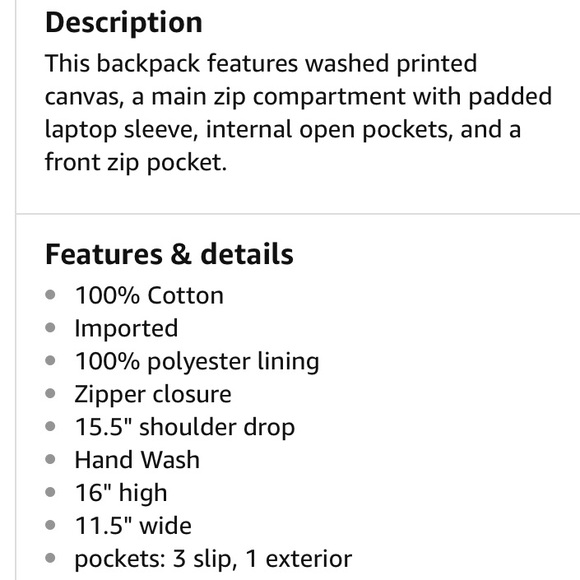 NWT Rip Curl floral backpack - Picture 8 of 8